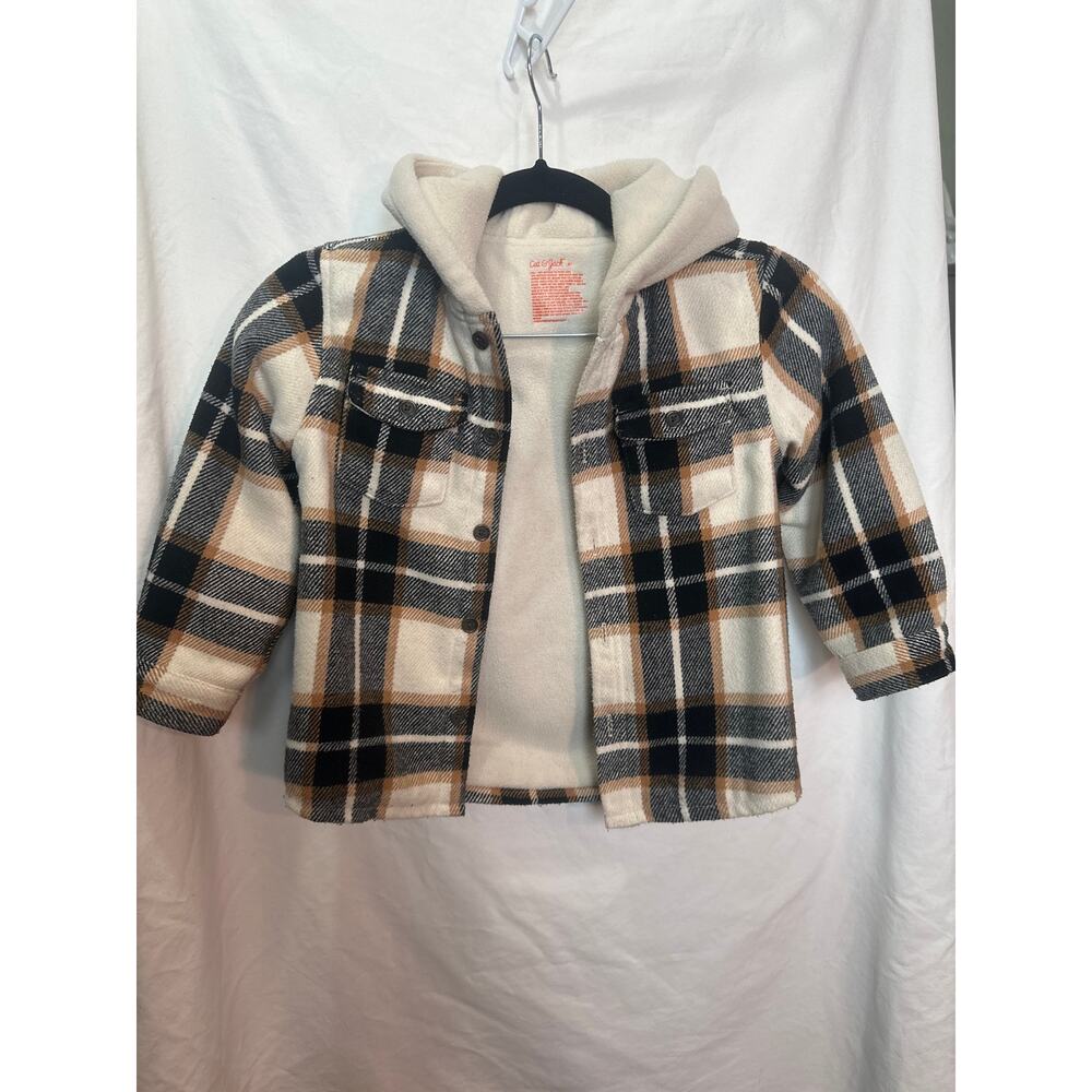 Toddler Cat & Jack Flannel Coat